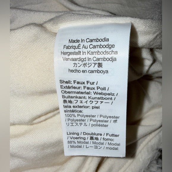 J.Crew Sherpa Soft Sherpa Half Zip Fleece Front Pockets Pull Waist Pullover - Picture 7 of 12